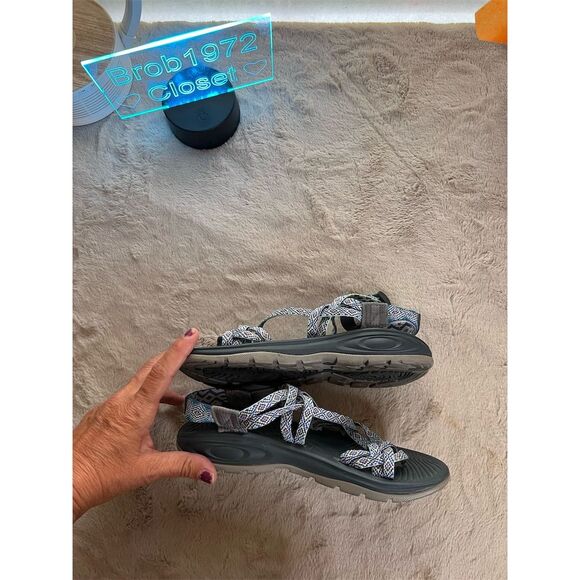 Chaco Women's Strappy Sport Hiking Sandals Blue Size 7 - Picture 8 of 8